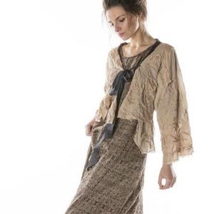 MAGNOLIA PEARL Lise Lotte Piano
Shawl Jacket Embroidered Cotton Silk OS